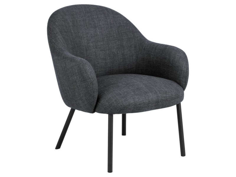 Fotel Spencer szary ciemny Basel 19 - ACTONA